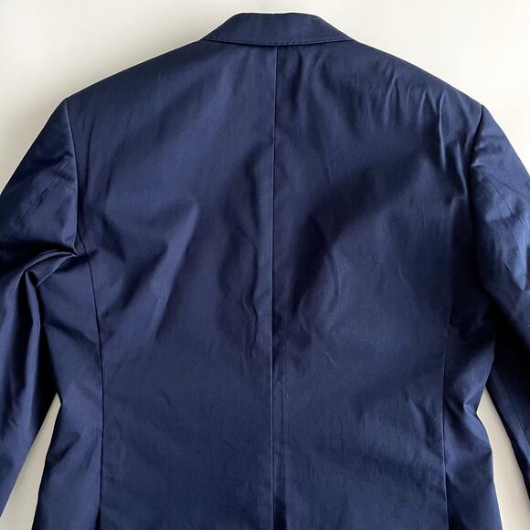 NWT J.Crew Crosby Classic Fit Suit Italian Cotton 38S Larusmiani Blue - Picture 11 of 16